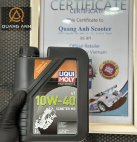 NHỚT XE TAY GA (MOTORBIKE 4T 10W40 SCOOTER MB LIQUI MOLY)