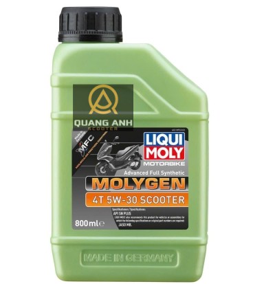 NHỚT XE MÁY (MOTORBIKE 4T 5W30 MOLYGEN SCOOTER LIUQI MOLY 800ML)