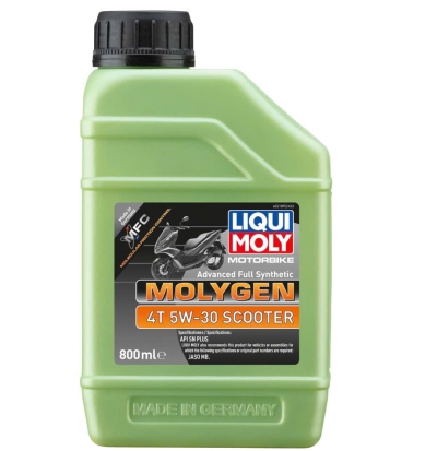 NHỚT XE MÁY (MOTORBIKE 4T 5W30 MOLYGEN SCOOTER LIUQI MOLY 800ML)
